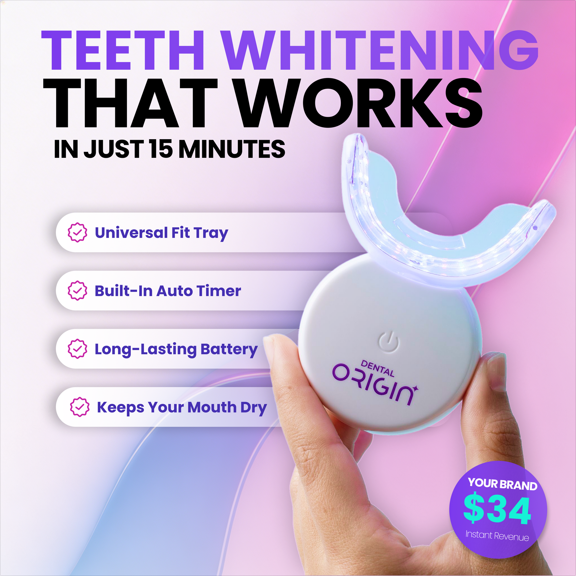 Custom Teeth Whitening Kit - Pens